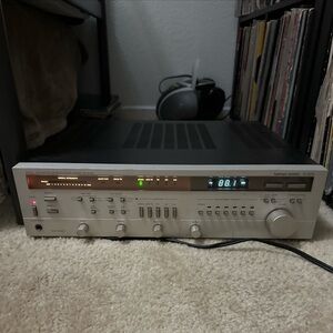 Vintage Harman Kardon, HK-680i Digital Synthesized Stereo Receiver Silver Japan